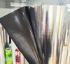 Weather resistant black woven foil for outdoor roof lamination
