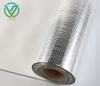 Flame retardant woven aluminum foil for foundry fixture protection