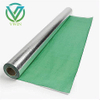 Green foil laid over roof battens, reflective heat, flame & moisture resistant