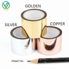 Main shot of gold metallized OPP tape with solvent acrylic glue, reflective decorative tape for furniture edging, gift box & craft surface