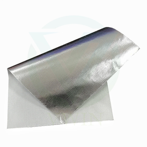 Main product image of fire-resistant aluminum foil fiberglass fabric for automotive engine soundproof heat insulation