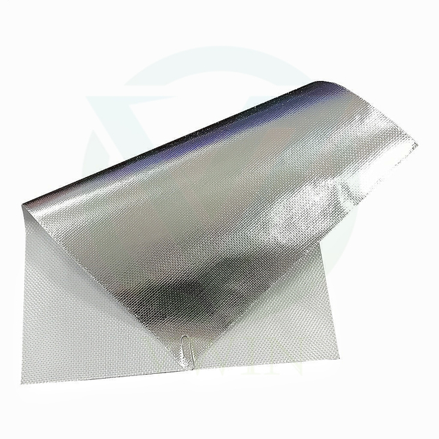 Main product image of fire-resistant aluminum foil fiberglass fabric for automotive engine soundproof heat insulation