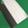 Flat shot of two-tone PE laminated woven cloth, integrated double coating for outdoor storage & garden packaging