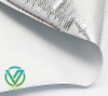 Main image of aluminum-coated woven fabric, UV reflective temperature control roll for farm greenhouse & orchard agricultural covering