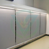 Whole‑unit real‑scene photo of refrigerator equipped with anti‑condensation perforated night blind