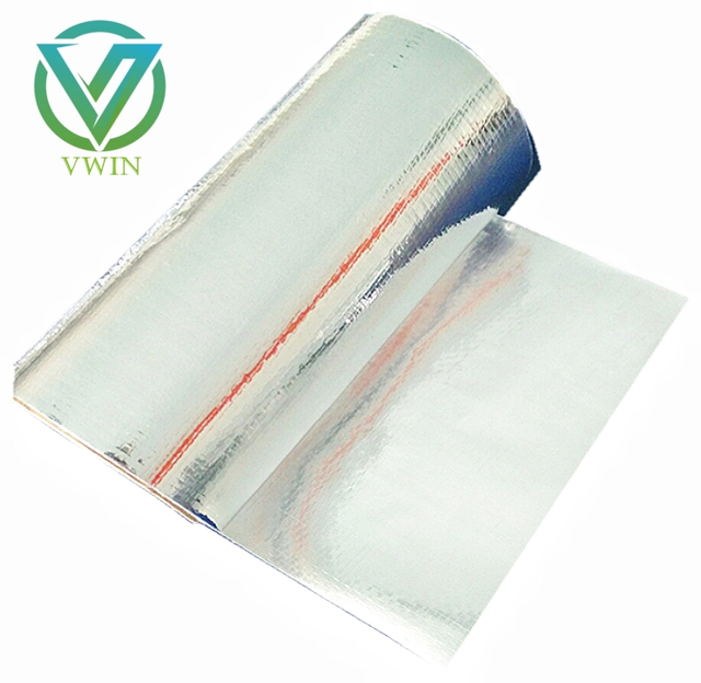 Duplex fire resistant aluminum foil weave cloth for poultry farm house thermal & moisture insulation