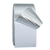 Diagonal folded shot of single-sided grid foil tape, flexible fit curved pipes for dual sound & heat insulation wrapping
