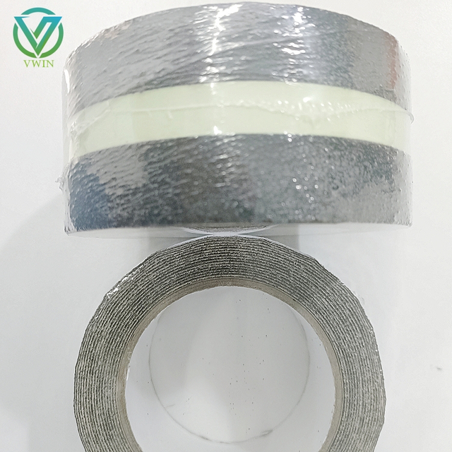 Main shot of black-green luminous safety anti slip tape, glowing in dark for walkway anti-slip hazard warning day & night