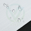 Waterproof test of PE-coated PP woven fabric, water repellent surface blocks rain & moisture for outdoor use