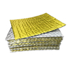 Layer display of gold aluminum fabric paired with bubble cotton, dual heat lock structure for wall & roof insulation