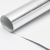 Full roll shot of glossy MPET laminated woven cloth, heat reflective film for roof & wall insulation lamination
