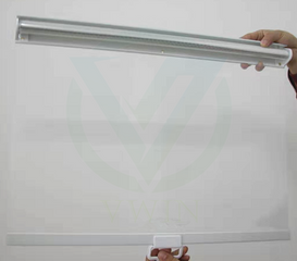 Breathable Perforated Polyester Night Curtain with Roller for Freezer