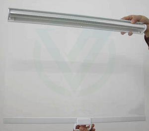 Breathable Perforated Polyester Night Curtain with Roller for Freezer