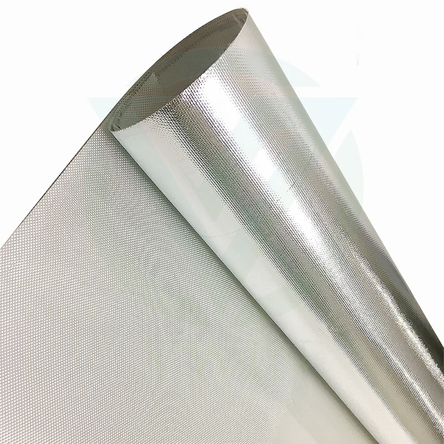 Fire Resistant Fiberglass Fabric Laminated Aluminum Foil for External Wall Insulation