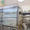 Custom Size Transparent Plastic Roller Blind for Vertical Multi-deck Chillers