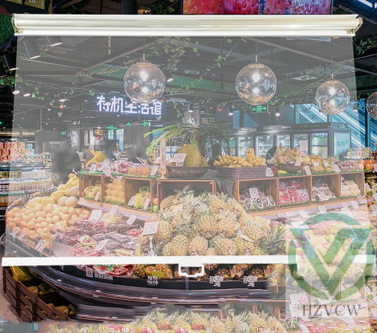 Heavy Duty Tear Resistant Non-perforated Vinyl Night Cover for Retail Stores