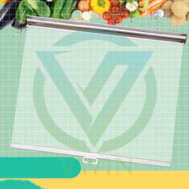 Crystal-Clear Scratch-Resistant No-Punch Plastic Night Curtain for Grocery Store Open Coolers