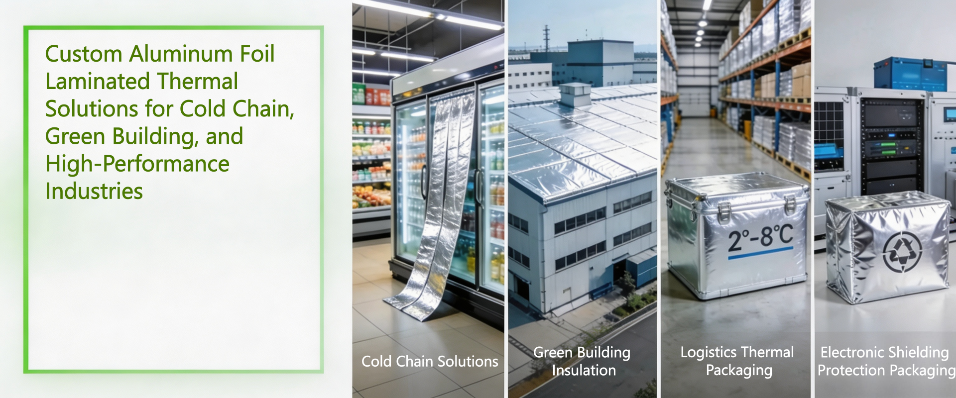 Custom Aluminum Foil Laminated Thermal Solutions for Cold Chain, Green Building, and High-Performance Industries