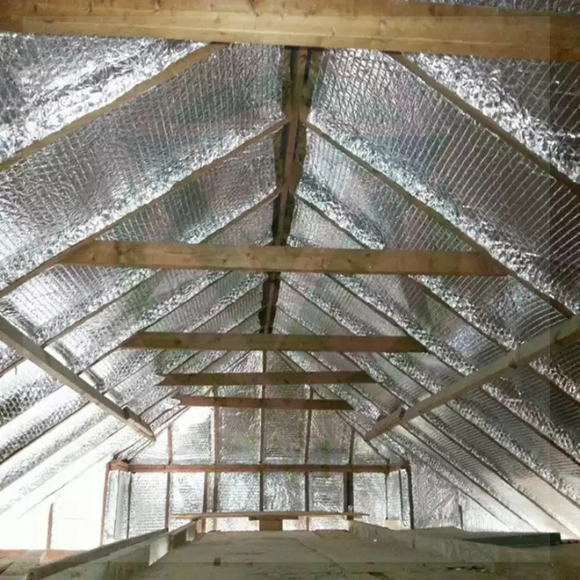 Easy installation PET PE laminated EPE foam aluminum foil for attic thermal insulation
