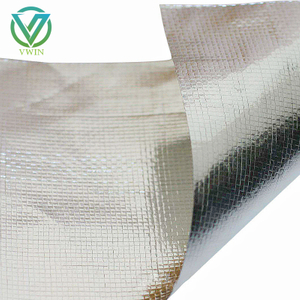 Double sided aluminium foil backed weave fabric for general construction heat insulation