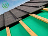 Green-silver double lamination, dense woven substrate with tear, flame & vapour permeability performance