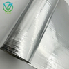 Two faced aluminum foil laminated woven fabric for shipping container liner moisture & thermal insulation