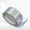 Side view narrow grid foil tape, easy cutting for narrow pipeline gap soundproof & vapor barrier reinforcement