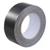 Large black & grey cloth tape side-by-side shot, thick tear-resistant for large mall & factory main air duct wide-area sealing