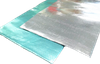 Green anti-glare outer film dual foil woven roll, low reflection anti-glare, fire & weather resistant for exposed roof
