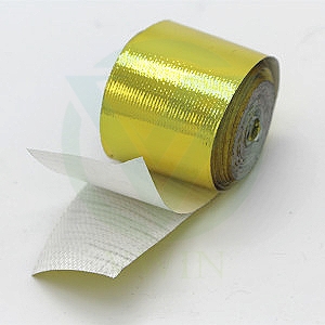 Main product image of gold aluminum foil fiberglass cloth tape for industrial engine repair