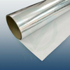 3D texture close-up of aluminum foil laminated fiberglass cloth roll for automotive soundproof insulation