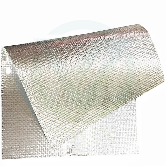 Main image of anti-aging fire-resistant foil fiberglass cloth for thermal pipeline insulation