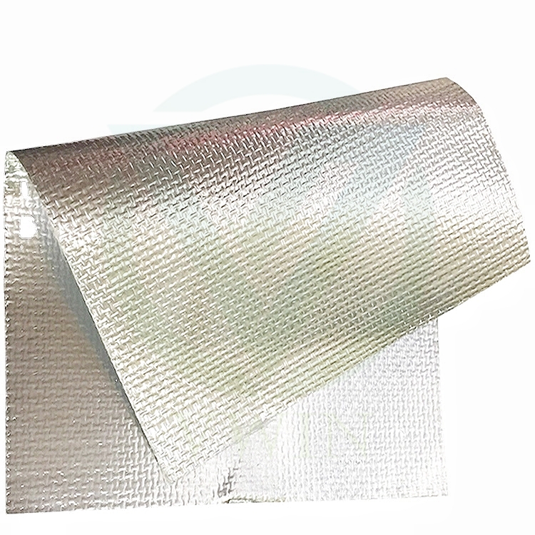 Main image of anti-aging fire-resistant foil fiberglass cloth for thermal pipeline insulation