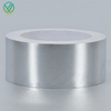 Single wide roll fire resistant foil tape on white background, reflective thermal insulation for large insulation joint sealing