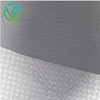Flat shot of light grey PE-coated woven cloth with grid reinforcement, tear resistant for hot foil lamination & moisture barrier