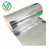 Main image of breathable VMPET film laminated woven fabric, vapor-permeable radiant barrier roll for attic & roof cavity thermal insulation