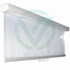 Silver Aluminum Night Blind with Dust-Proof Square Cover for Supermarket Refrigerator Energy Saving