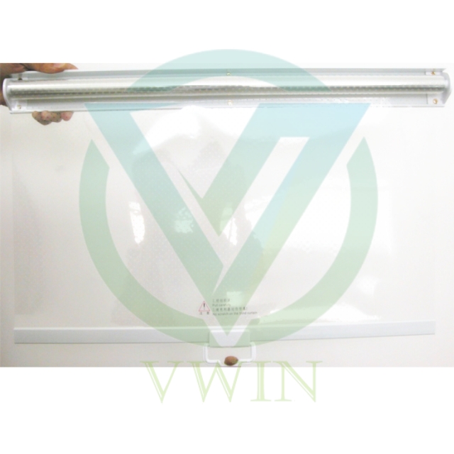 Micro-Perforated Anti-Condensation Plastic Night Blind for Supermarket Refrigerated Showcases