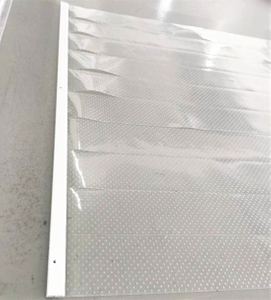 Breathable transparent thin night curtain for showcase, clear thin retail display case night blind