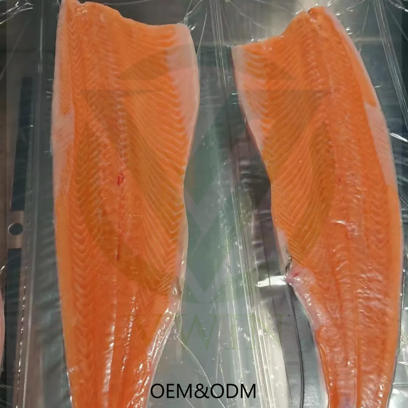 High temp retort PE ALU laminated foil packaging bag for Chilean and Norwegian salmon