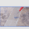On-site roof construction photo, self-adhesive butyl tape for fast leak repair without extra auxiliary materials