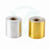 Real shot of small gold and silver aluminum foil fiberglass repair tape rolls, material for rapid repair of partial engine pipelines