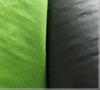 Side-by-side green anti-slip & black barrier fabric, all-in-one moisture-proof substrate for roof insulation & anti-slip