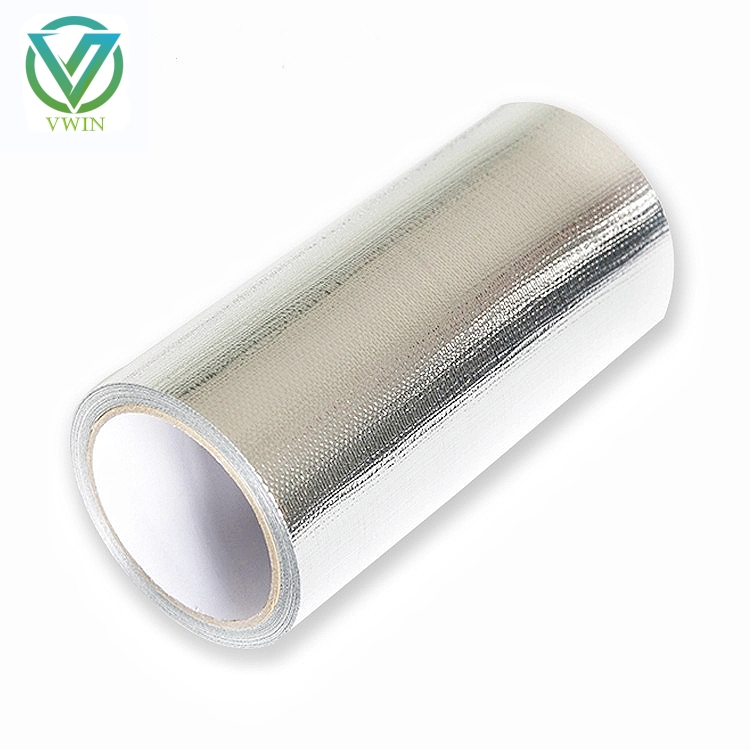 Main image of anti-corrosion double-aluminum-foil fiberglass cloth for roof thermal insulation