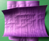 Roll shot of purple PE-laminated woven cloth, flexible substrate for sun shade, garden & cargo tarpaulin customization