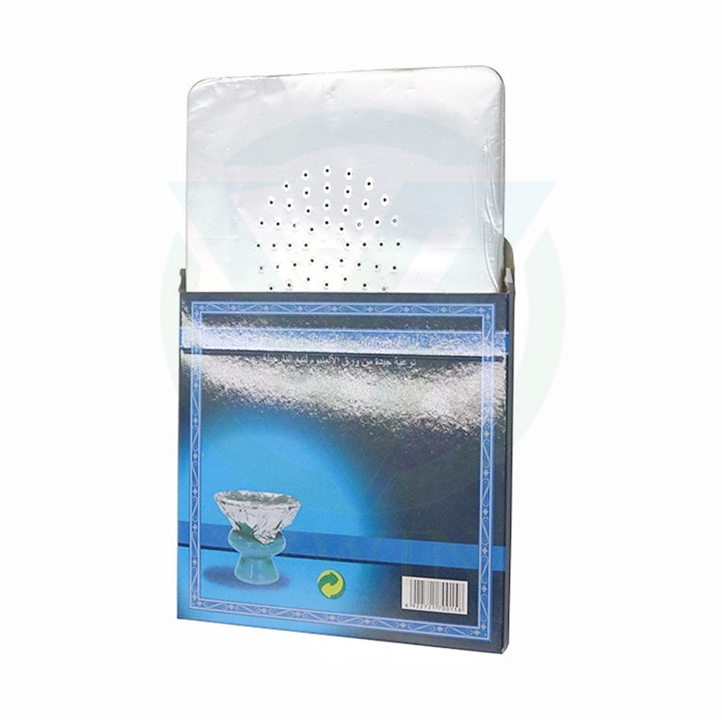 Blue Boxed Hookah Square Foil Main Image