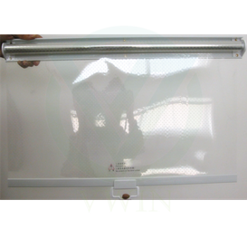 Air-Permeable Space-Saving No-Storage-Needed Plastic Night Cover for Compact Convenience Store Displays