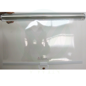 Air-Permeable Space-Saving No-Storage-Needed Plastic Night Cover for Compact Convenience Store Displays