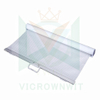 Detail View of the White Night Curtain – Aluminum + PET Material