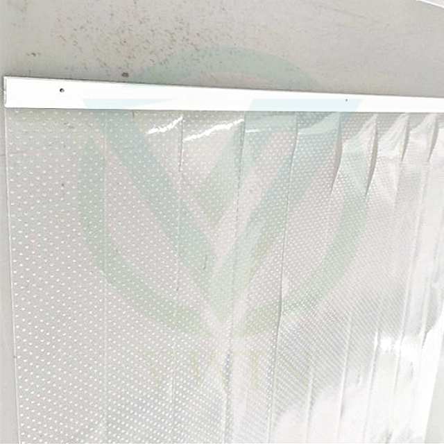Dustproof Breathable Plastic Thin Strip Blind for Display Cabinet